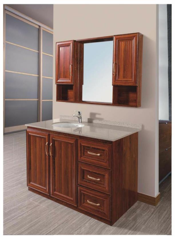 全鋁衛浴柜-02（風格：中式；顏色：金橡）